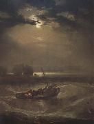 Joseph Mallord William Turner Fishermen at sea (mk31) oil painting artist